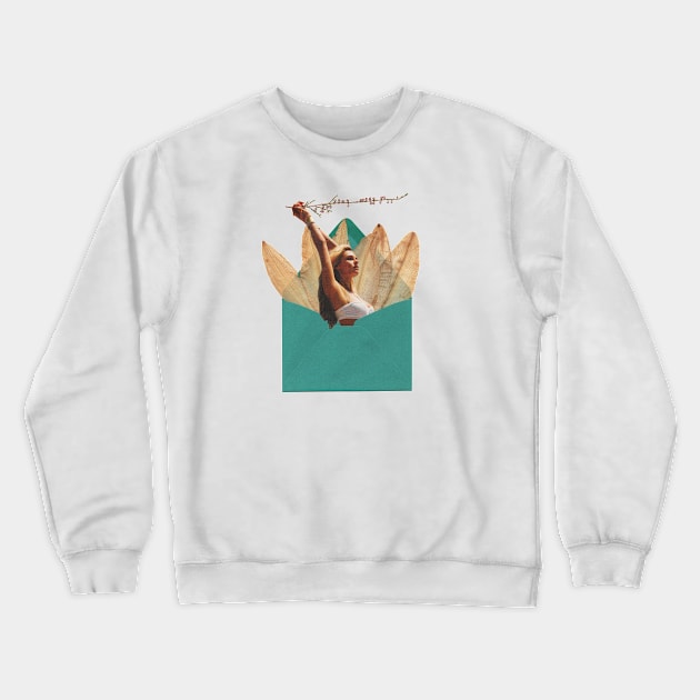 Girl in envelope Crewneck Sweatshirt by iallamozas